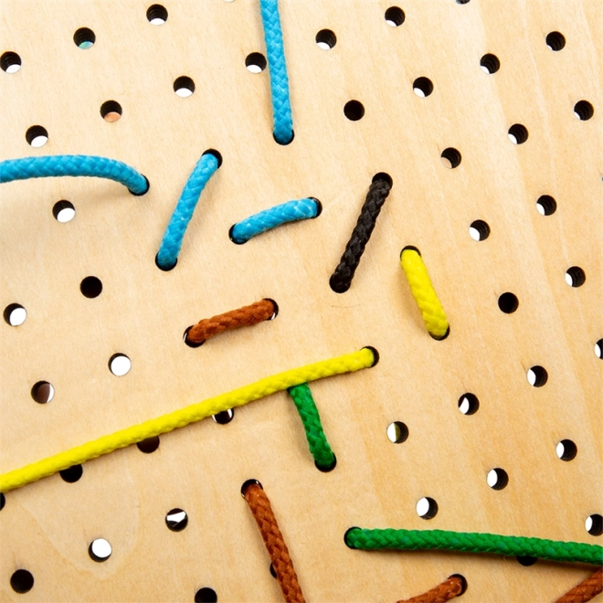 Bigjigs Toys Rijgplank Huisje