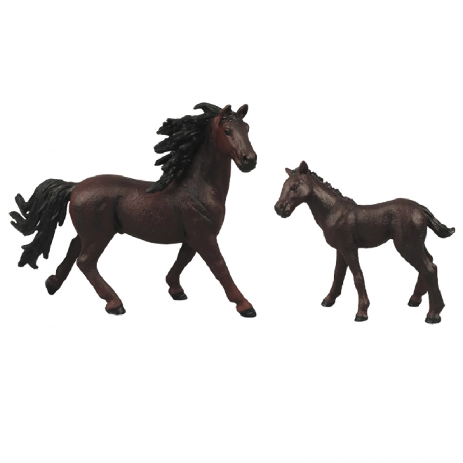 Set paarden met omheining Mijn kleine boerderij