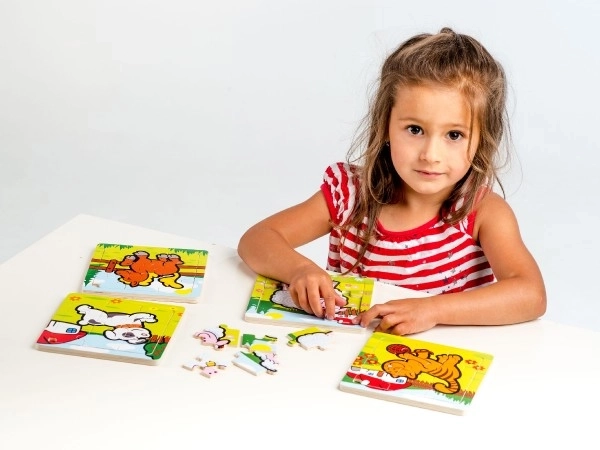 Mini puzzel Mijn eerste dieren - 9 stukjes