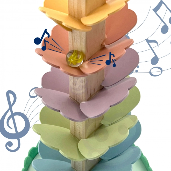 Houten knikkerbaan Duha Montessori WOOPIE GREEN