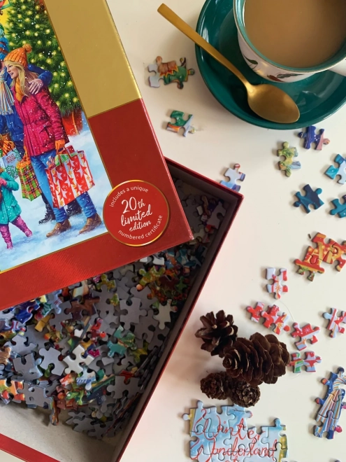 Gibsons Puzzle Gelimiteerde Kersteditie Winterse Wonderwereld 1000 Stukken