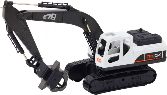 Rups Graafmachine met Roterende Klauw en 360° Rotatie
