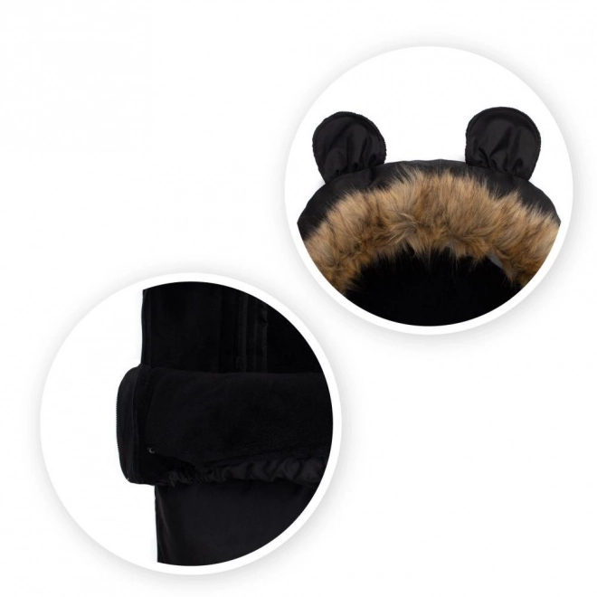 Winter voetenzak MoMi zwart