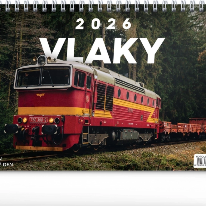Bureaukalender Treinen 2026