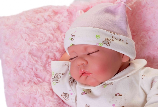 Realistische babypop Luna met zacht lichaam - 42 cm