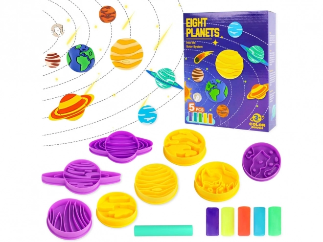 Educatieve klei set Planeten Zonnestelsel