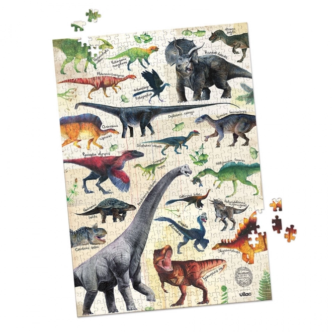 Puzzel dinosaurussen 500 stukjes