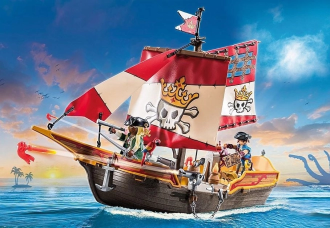 Dynamisch piratenschip