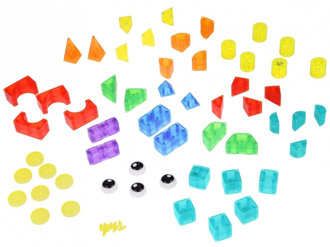 3D magnetische blokken Verlichte magnetische blokken 64 stuks ZA5240