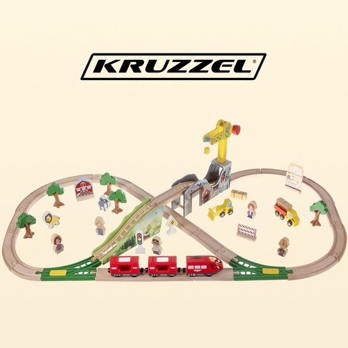 Houten Treinbaan Kruzzel 22495