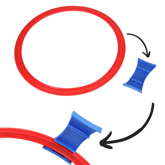 Springenspel - gekleurde ringen