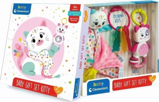 CLEMENTONI BABY Geschenkset voor baby's – katje