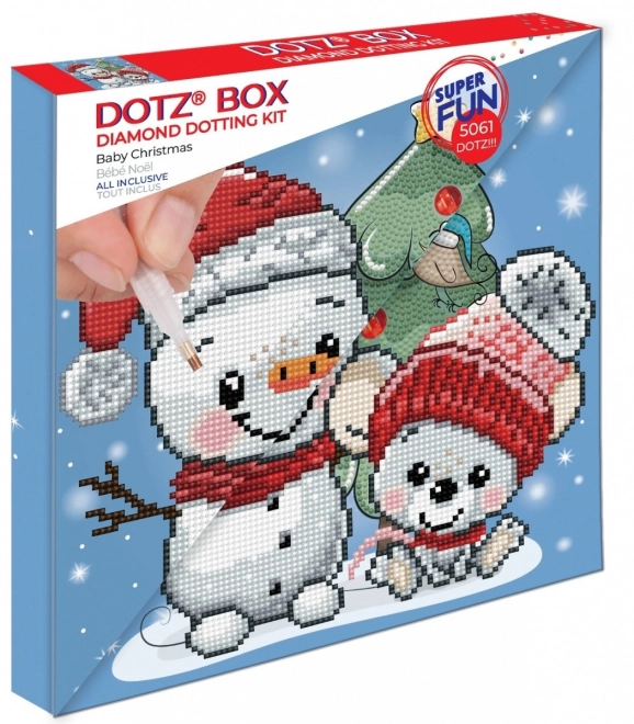 Sada Diamond Dotz Kind met Kerstmis