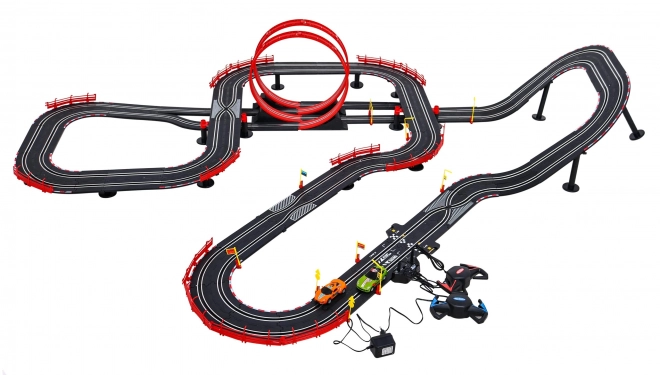 Grote racebaan Top Turbo voor kinderen 8+ met op afstand bestuurbare auto's en interactieve functies