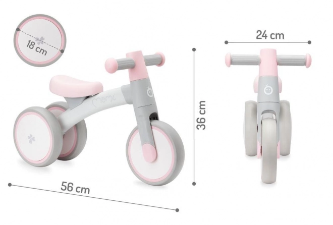 Loopfietsje MoMi TEDI mini roze