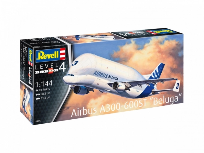 Kunststof modelvliegtuig Airbus A300-600ST Beluga 1/144