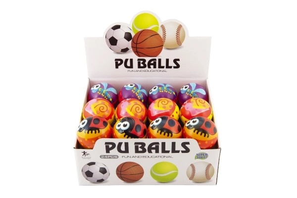 Bal 7 cm schuim mix soorten in zak