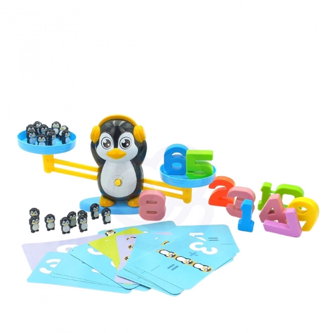 Woopie balansweegschaal met pinguïns voor het leren tellen