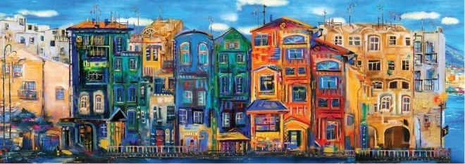 Panoramische puzzel ART PUZZLE Kleurrijke stad 1000 stukjes