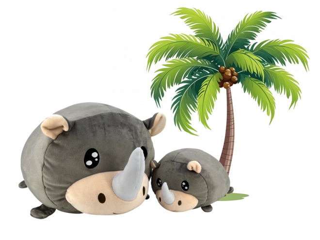 Magische Baby Neushoorn - pluchen speelgoed 40 cm