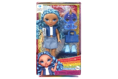 Rainbow High Kleine Zusje - Saffier (Blauw) TV