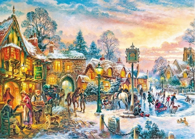Cherry Pazzi Puzzel schemering in de winter 1000 stukjes