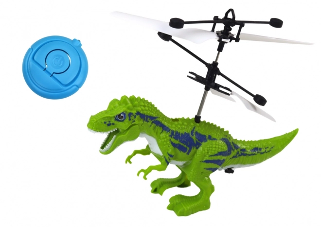 Vliegende dinosaurus Handmatig bestuurde helikopter groen