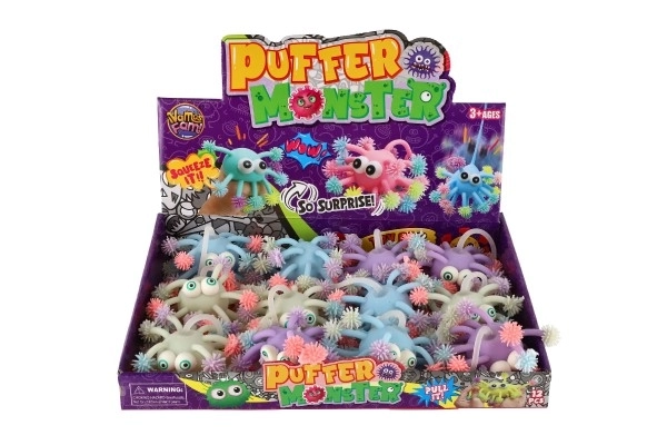 Antistress Monster/Bal knijpbare slijm 10cm optie 3 kleuren