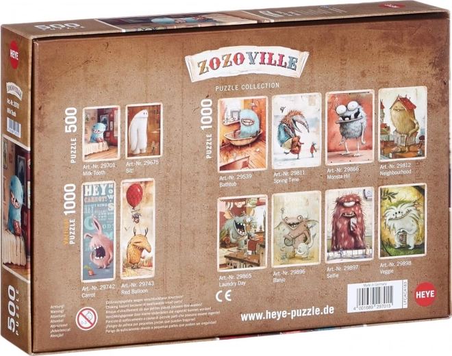 Puzzel HEYE Zozoville: Melktand 500 stukjes