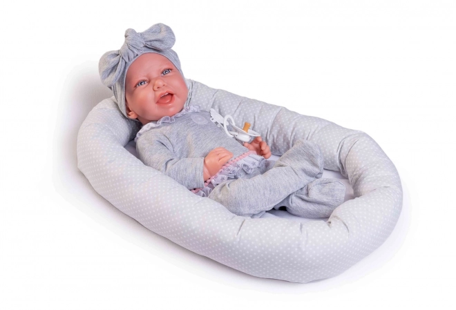 Antonio Juan 33228 CARLA - realistische pop baby met zacht stoffen lichaam - 42 cm
