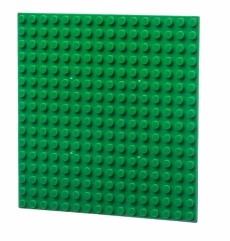 L-W Toys Basisplaat 16x16 donkergroen