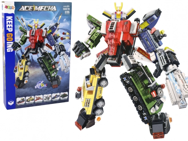 Bouwpakket robots Ace Mecha 6 verschillende modellen