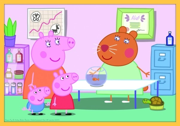 Puzzel 10v1 Peppa Pig