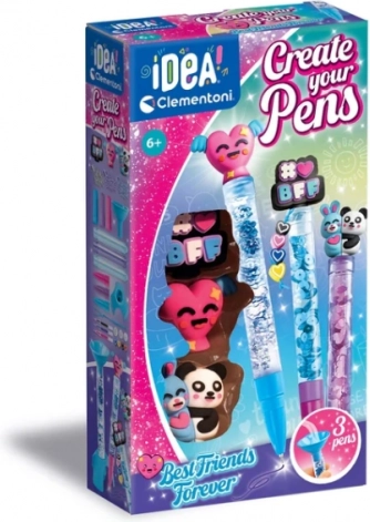 Idea Art mini pennenfabriek – beste vrienden CLEMENTONI