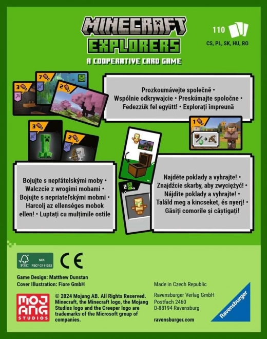 RAVENSBURGER Kaartspel Minecraft Verkenners