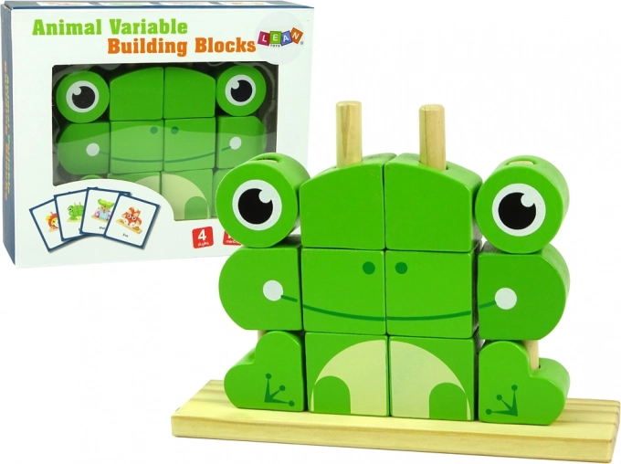 Creatieve houten 3D puzzel Kikkertje