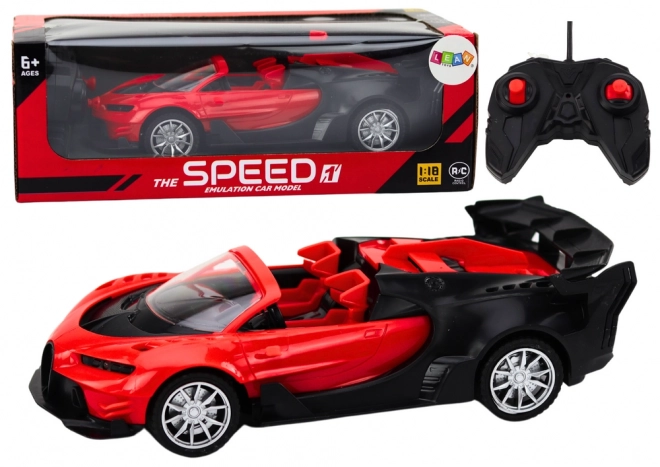 Sportauto op afstand 1:18 Rood