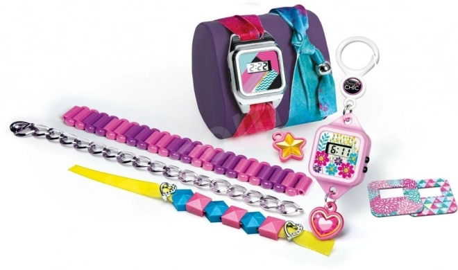 Creatieve set Crazy Chic horloges