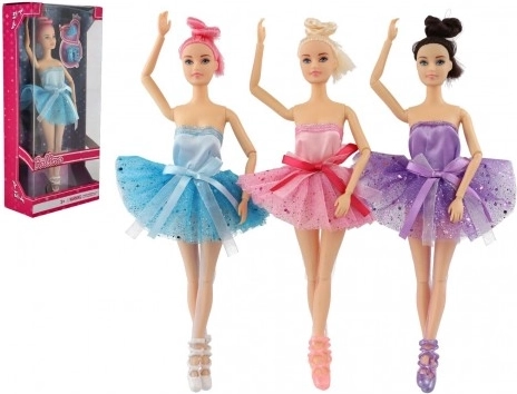 Ballerina-pop Balbina met Geleed Lichaam en Accessoires