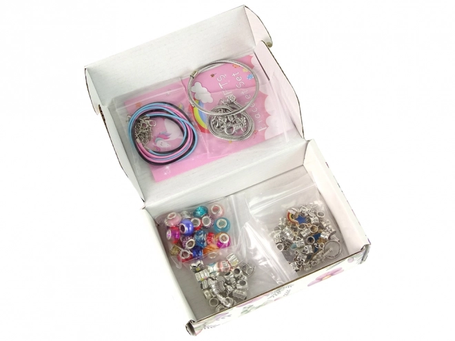 Set voor het maken van sieraden met kralen en armbanden