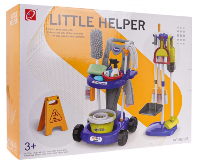 Schoonmaakset op wielen XXL 3-in-1 + accessoires