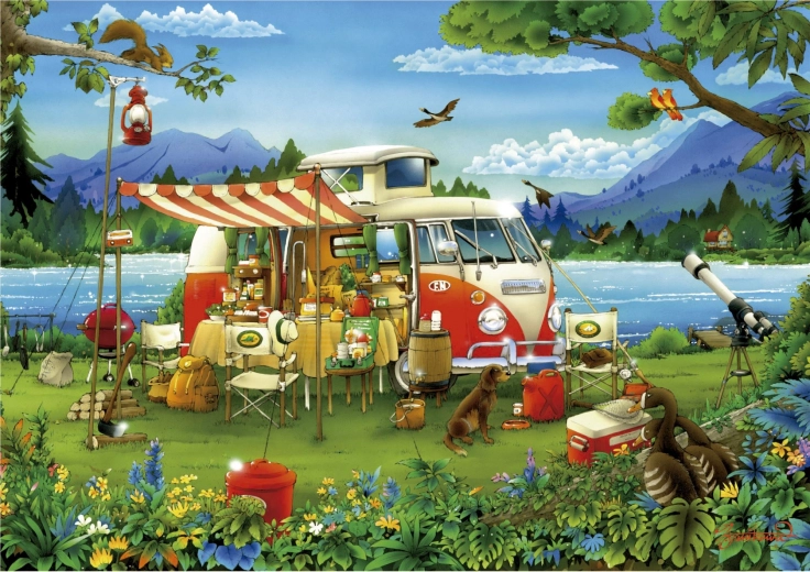Educa puzzel Kamperen 1000 stukjes