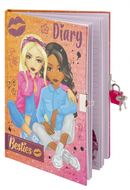 Dagboek met slot A5 Besties