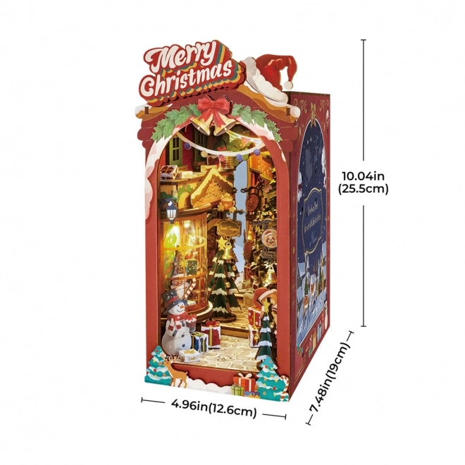 Handgemaakt Kerststraat Boeksteun