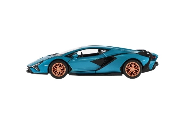 Auto Kinsmart Lamborghini Sián FKP 37 metaal/plastic 13cm mix kleuren