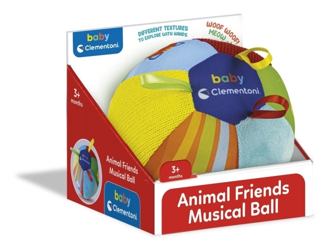 Zachte muziekbal met dierenklanken