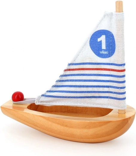 Vilac Kleine Houten Zeilboot