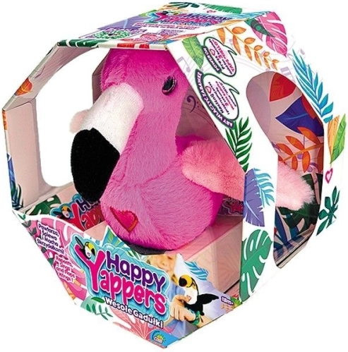 Interactieve pluchen flamingo Happy Yappers – pratende en bewegende USB-speelgoed