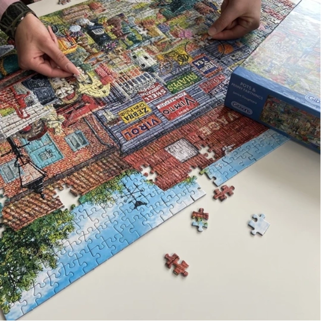 GIBSONS puzzel Potten en rommel voor een paar centen - 1000 stukjes