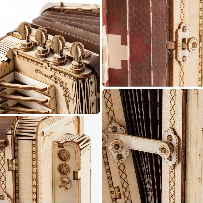 Accordeon - 3D houten bouwpakket